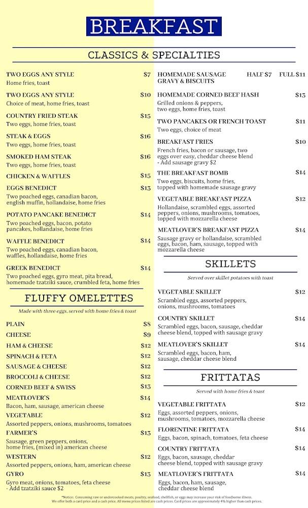 Main Street Grille Menu image 1