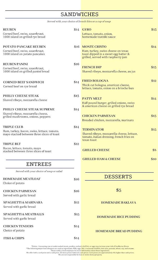 Main Street Grille Menu image 3